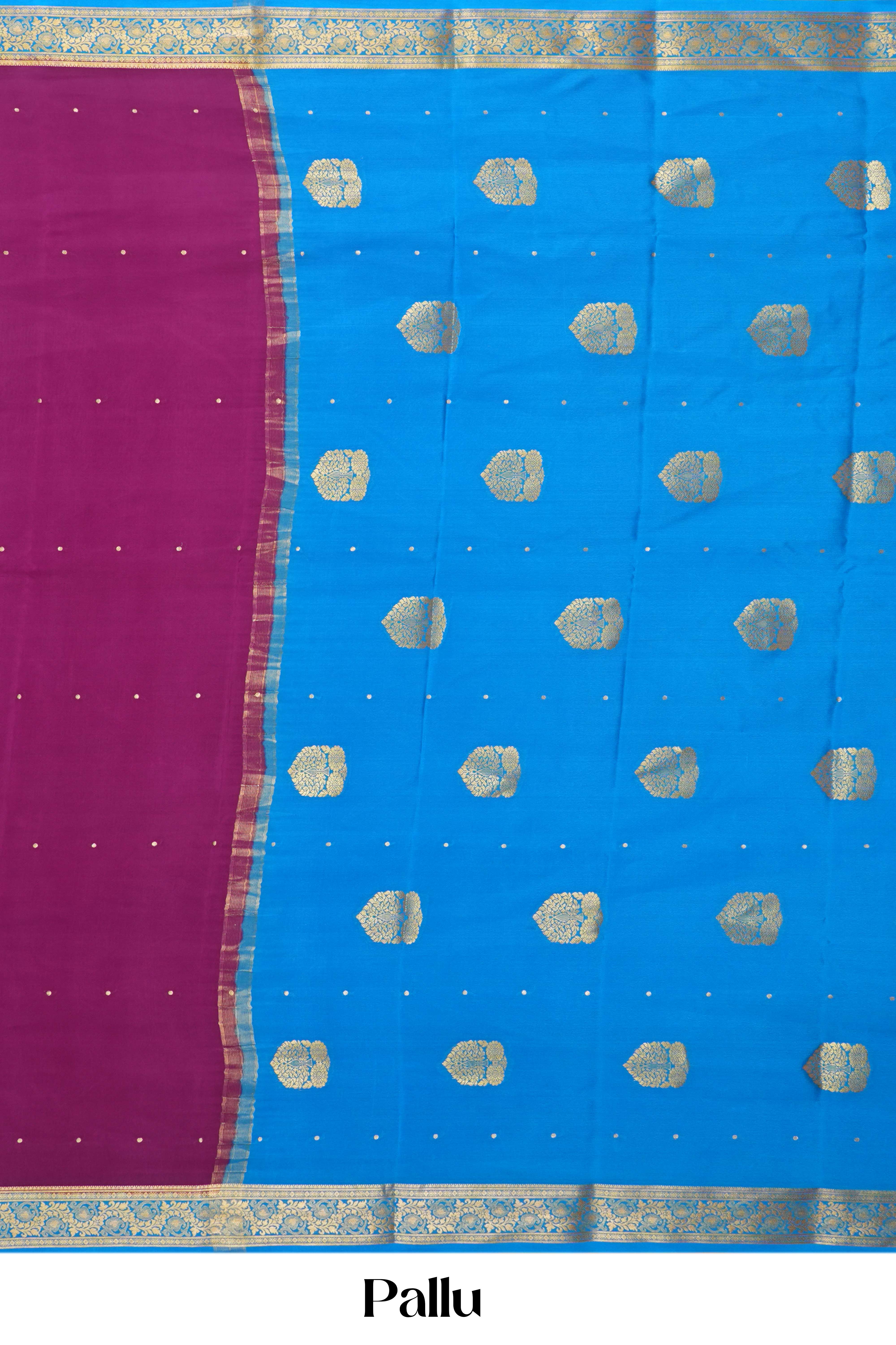 Purple wedding silk