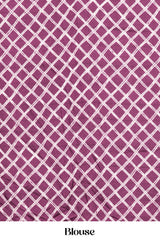 Purple woven linen elegance
