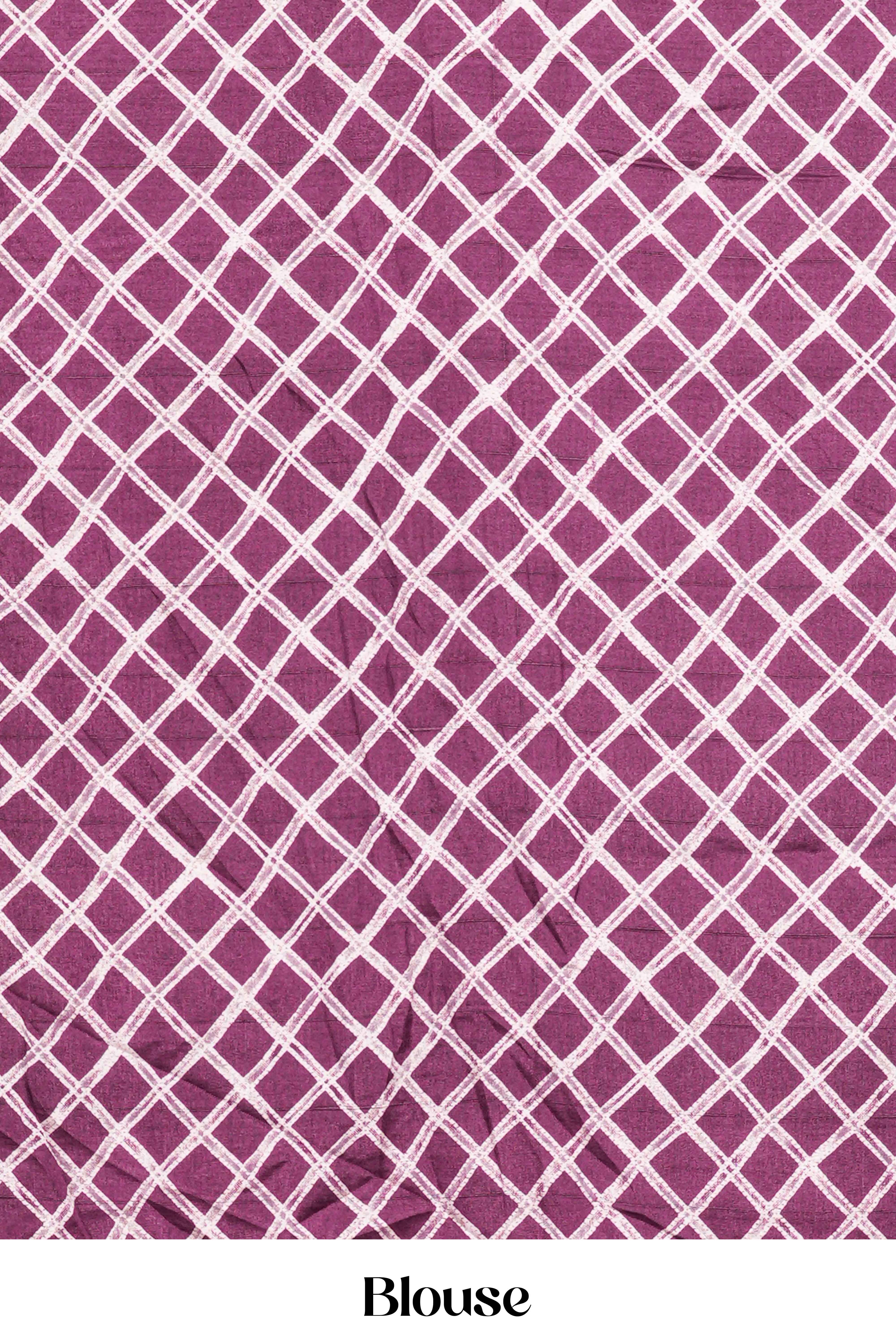 Purple woven linen elegance