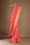 Rani pink bridal kanchipuram silk saree