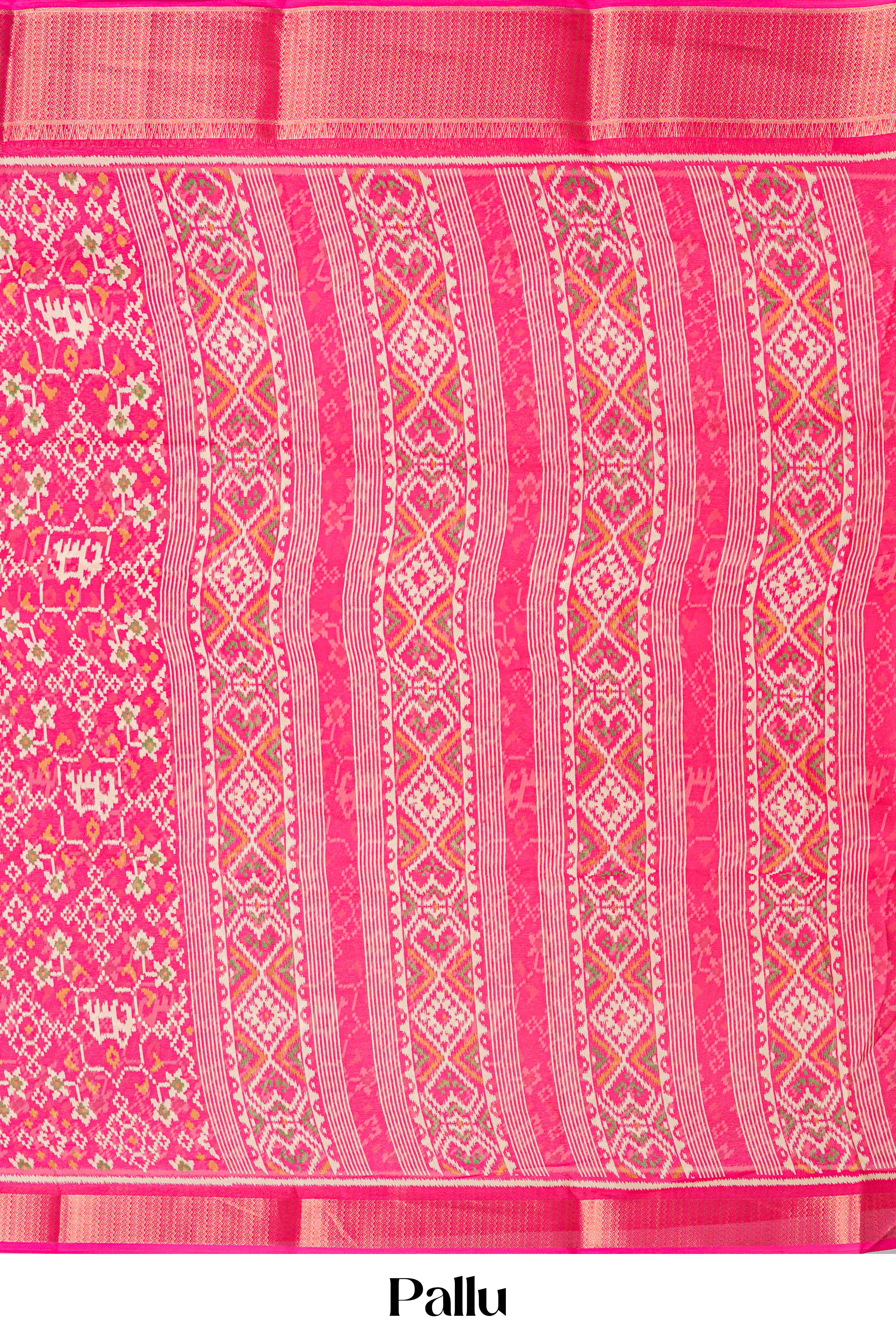 Rani pink dupion silk sarees