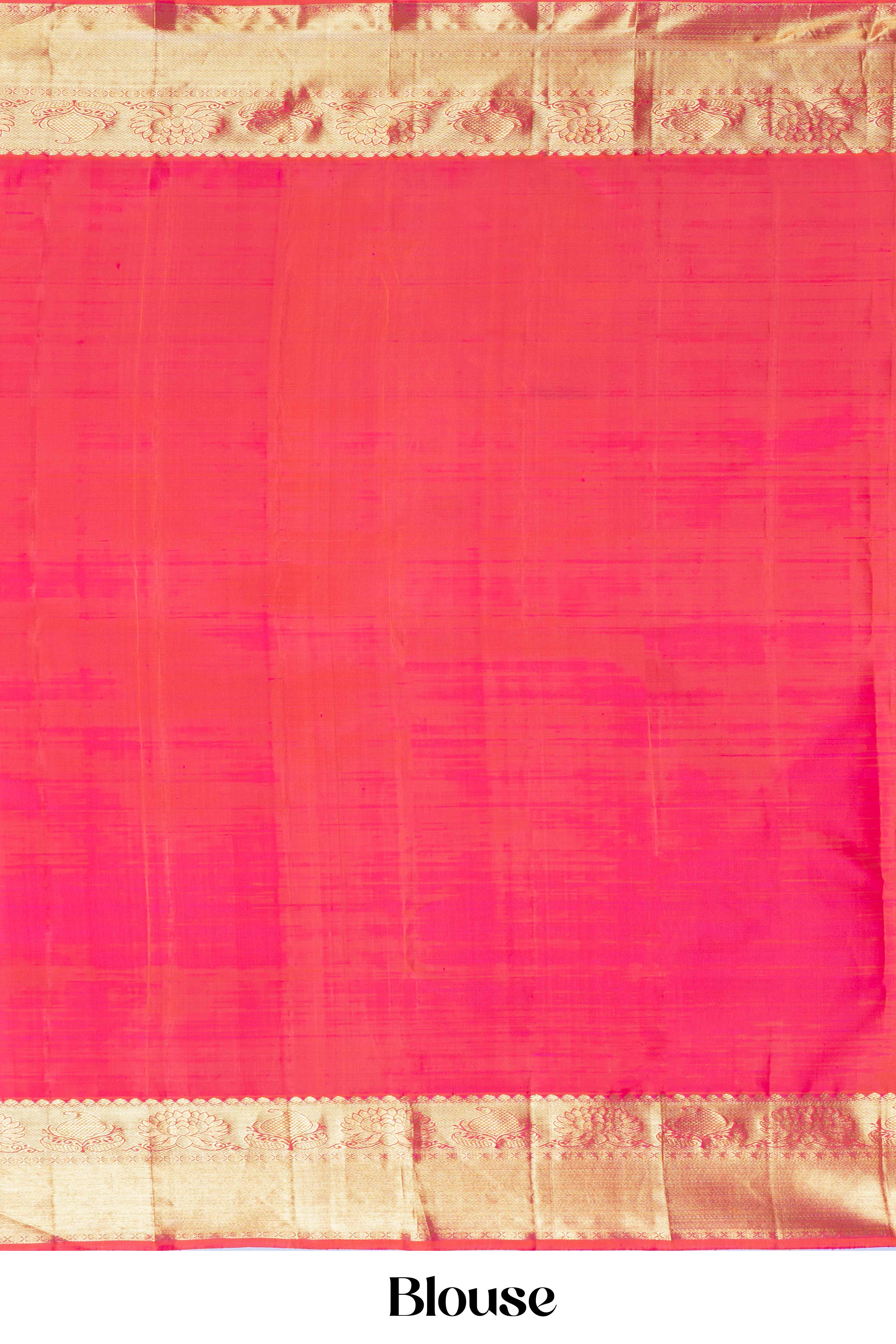 Red bridal wedding silk saree