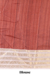 Red dola silk contemporary saree