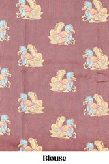 Refined graceful saree drape