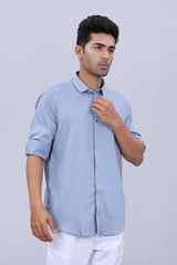 Relaxed mens cotton shirt