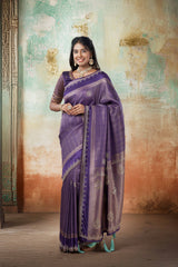 Rich violet glossy surface