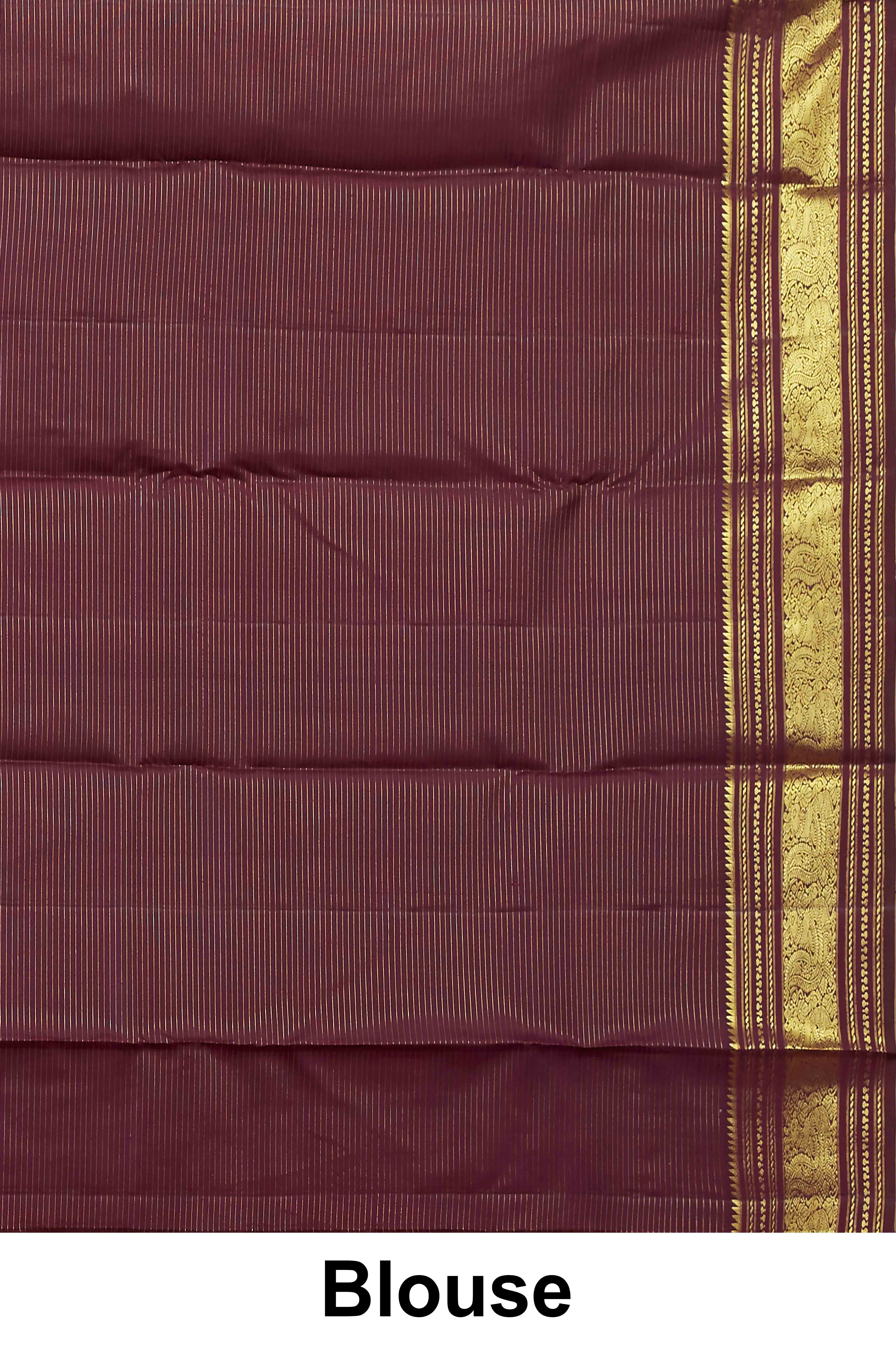 Rich wine classic silk saree