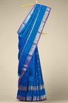 Royal blue traditional silk sarees