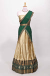 Royal golden festive attire