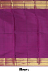Cream checked swayamvara pattu saree withcontrast zari border and blouse
