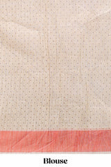 Sandal Casual Wear Kota Cotton Saree