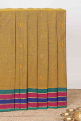 Sandal butta chettinad cotton saree