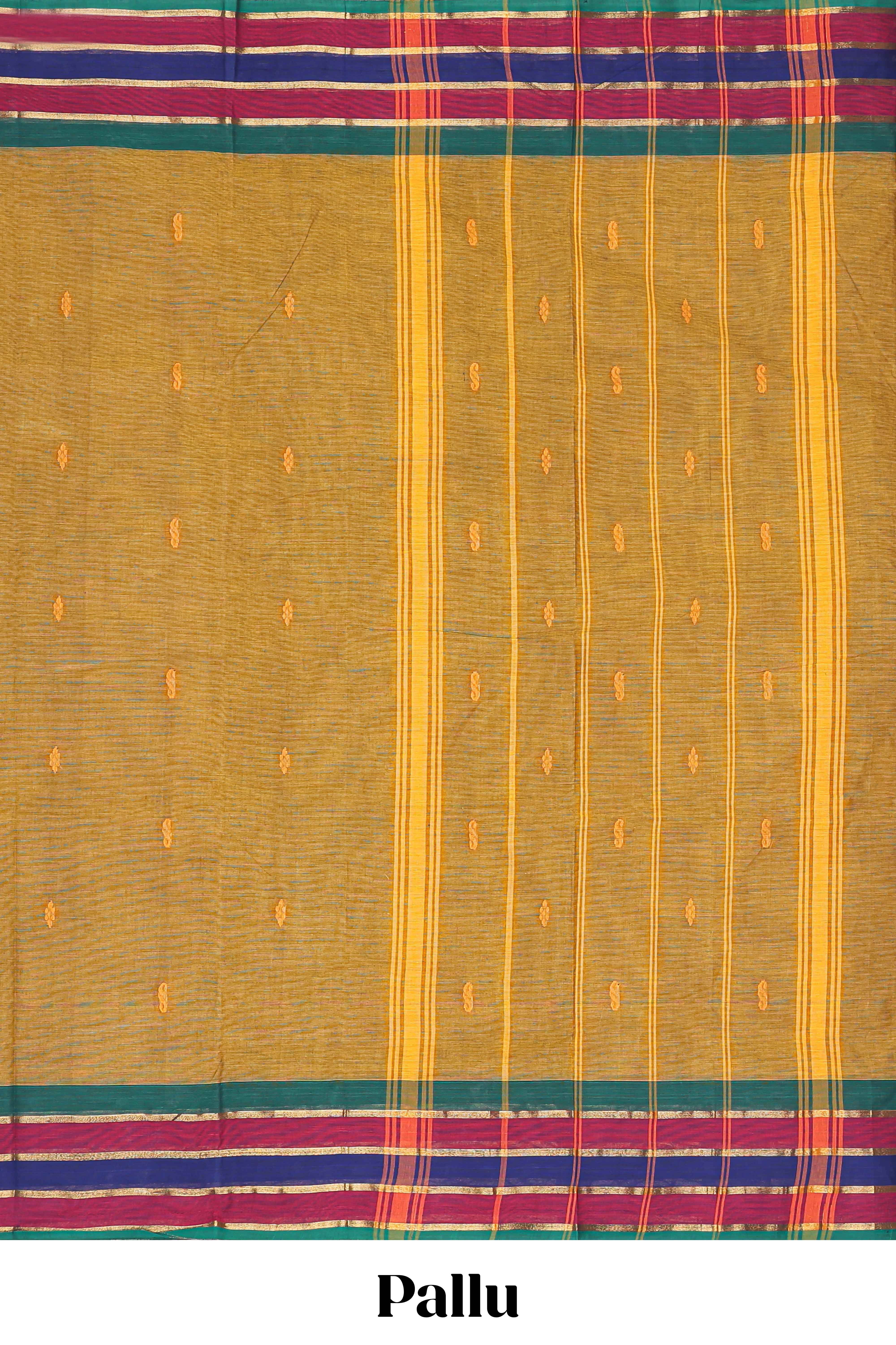 Sandal chettinad cotton saree