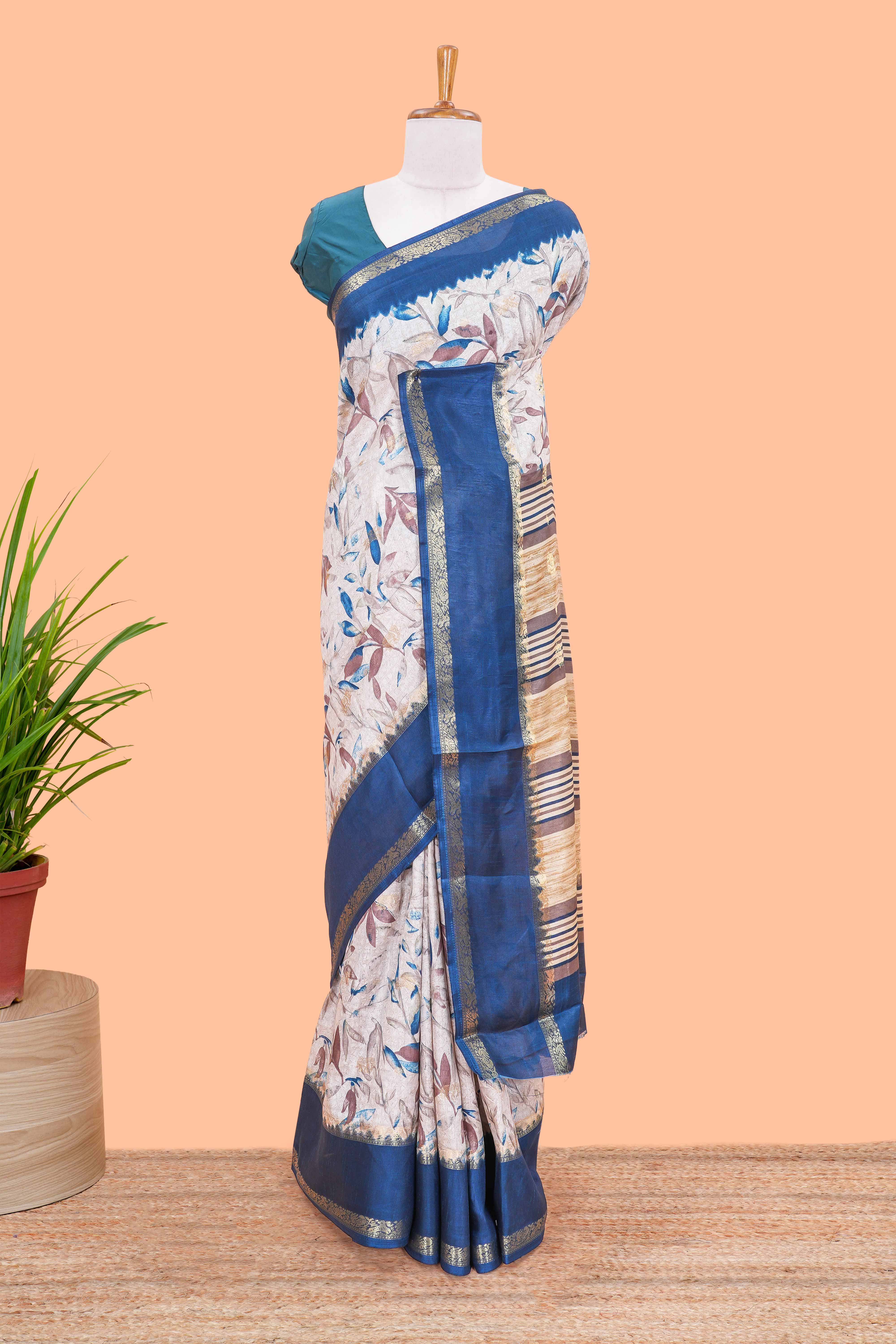 Sandal dola silk texture