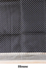 Sandal khadi cotton traditional weave saree