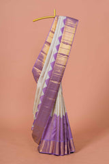 Sandal pattu silk saree
