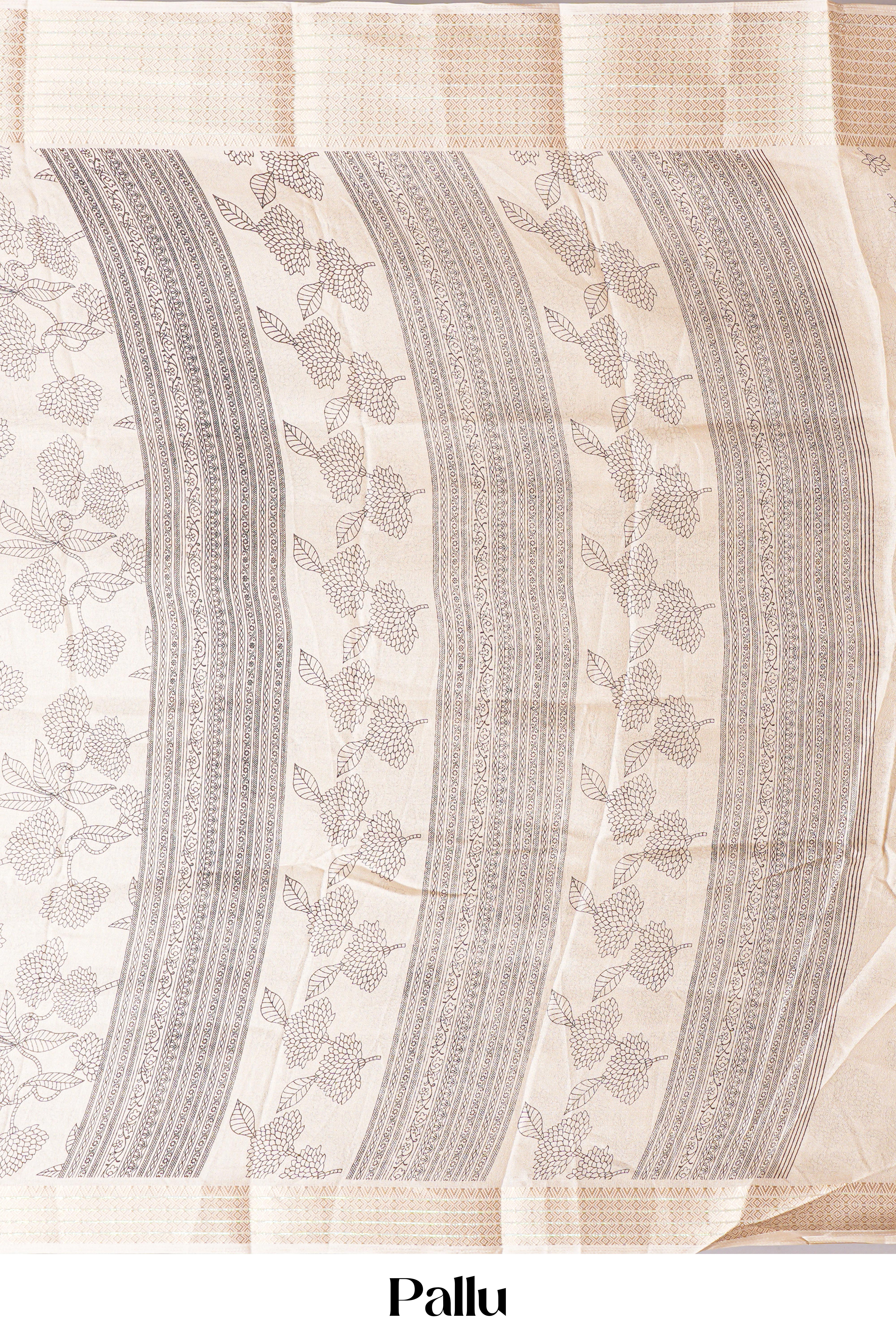 Sandal silk wedding saree