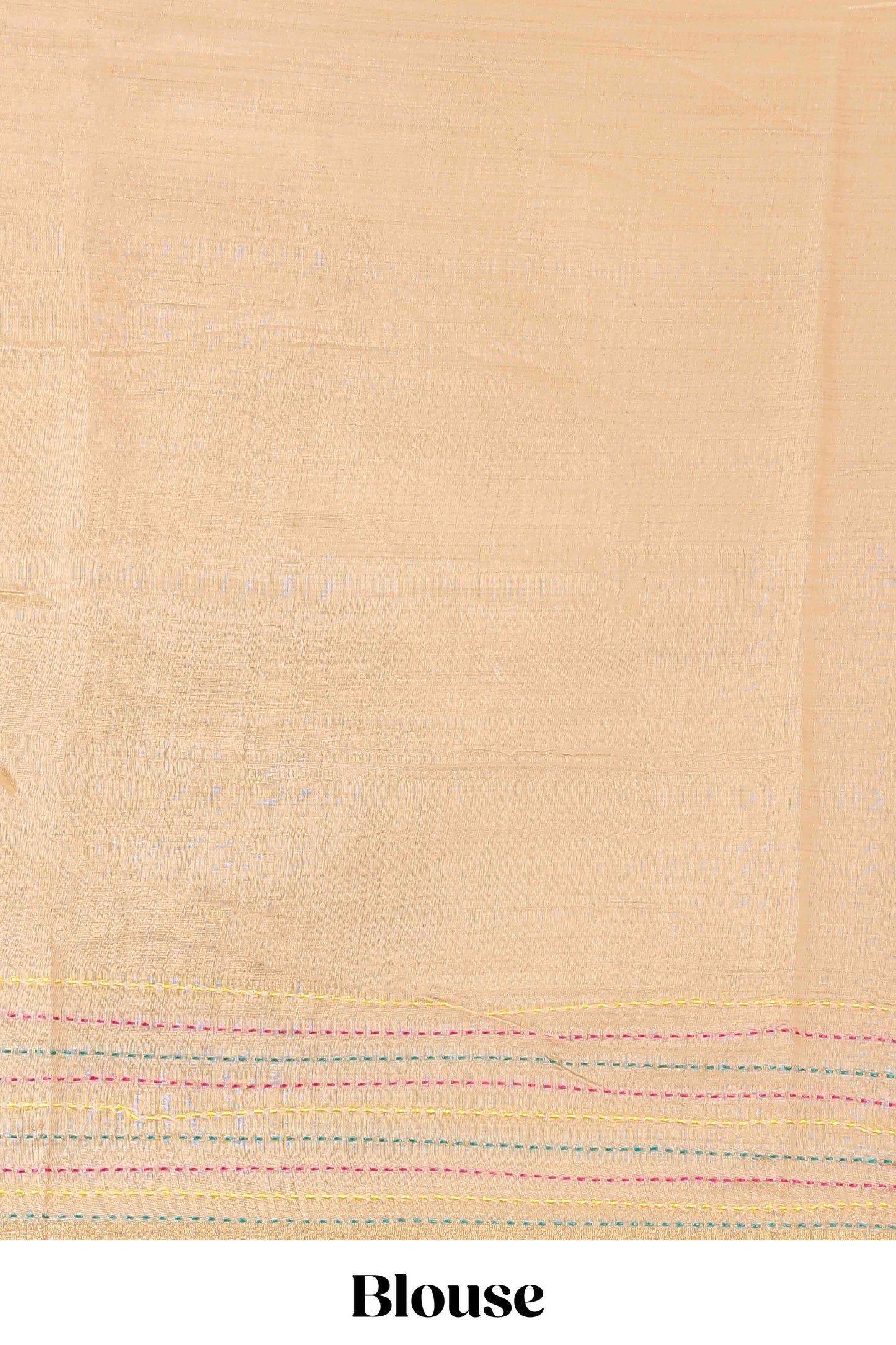 Sandal traditional chanderi saree hand stitched embroidery