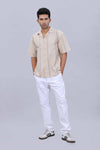 Satin casual fashion shirt
