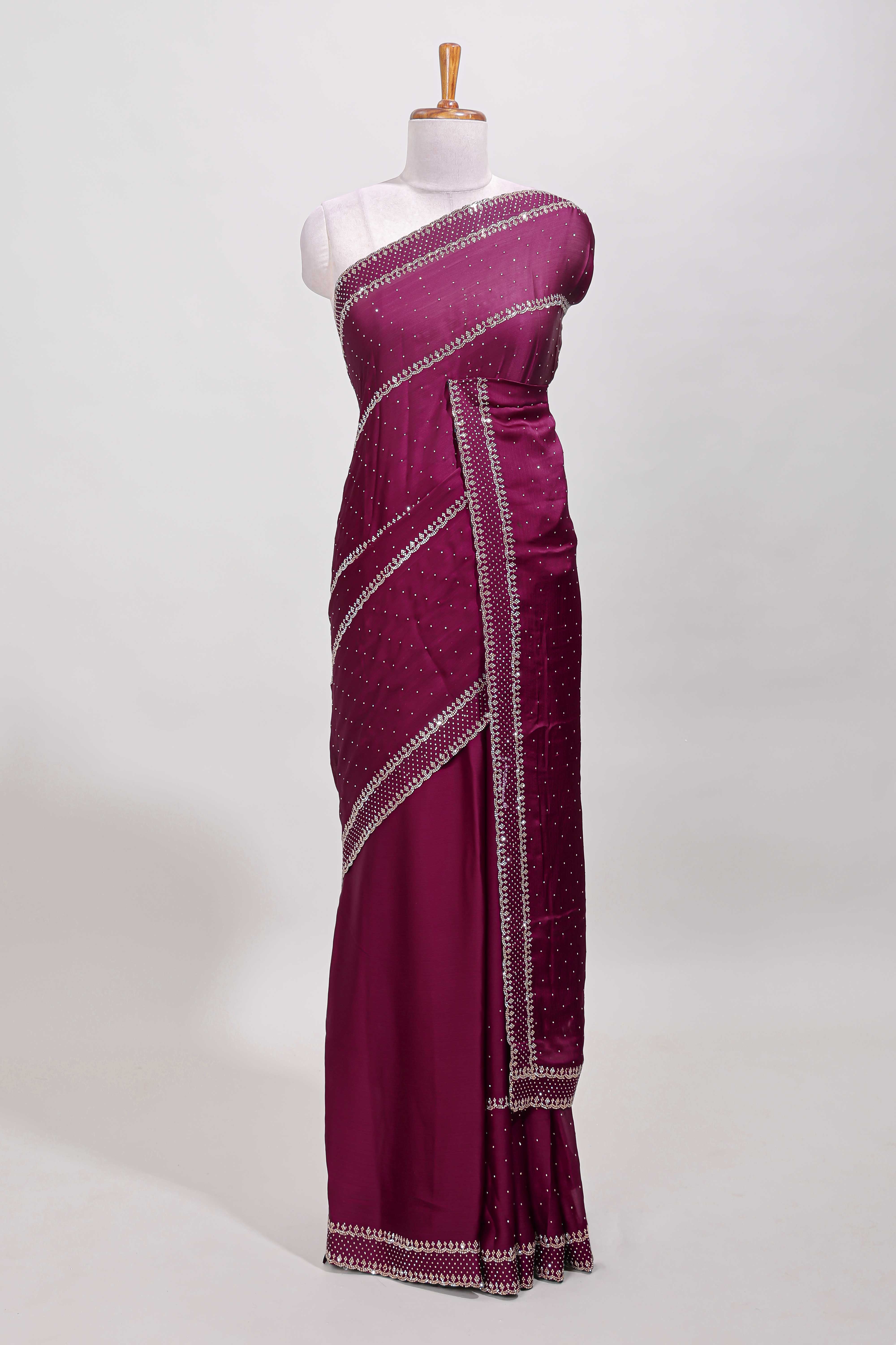 Scallop edged festive ethnic attire
