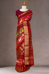 Semi banarasi weave