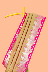 Semi soft silk bentex border saree