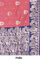 Semi soft silk festive wear saree
