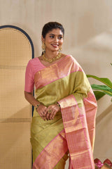 Silk zari saree