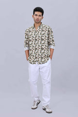 Slim casual cotton shirt