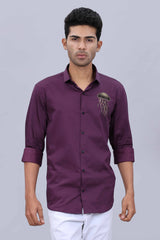 Slim fit dobby shirt