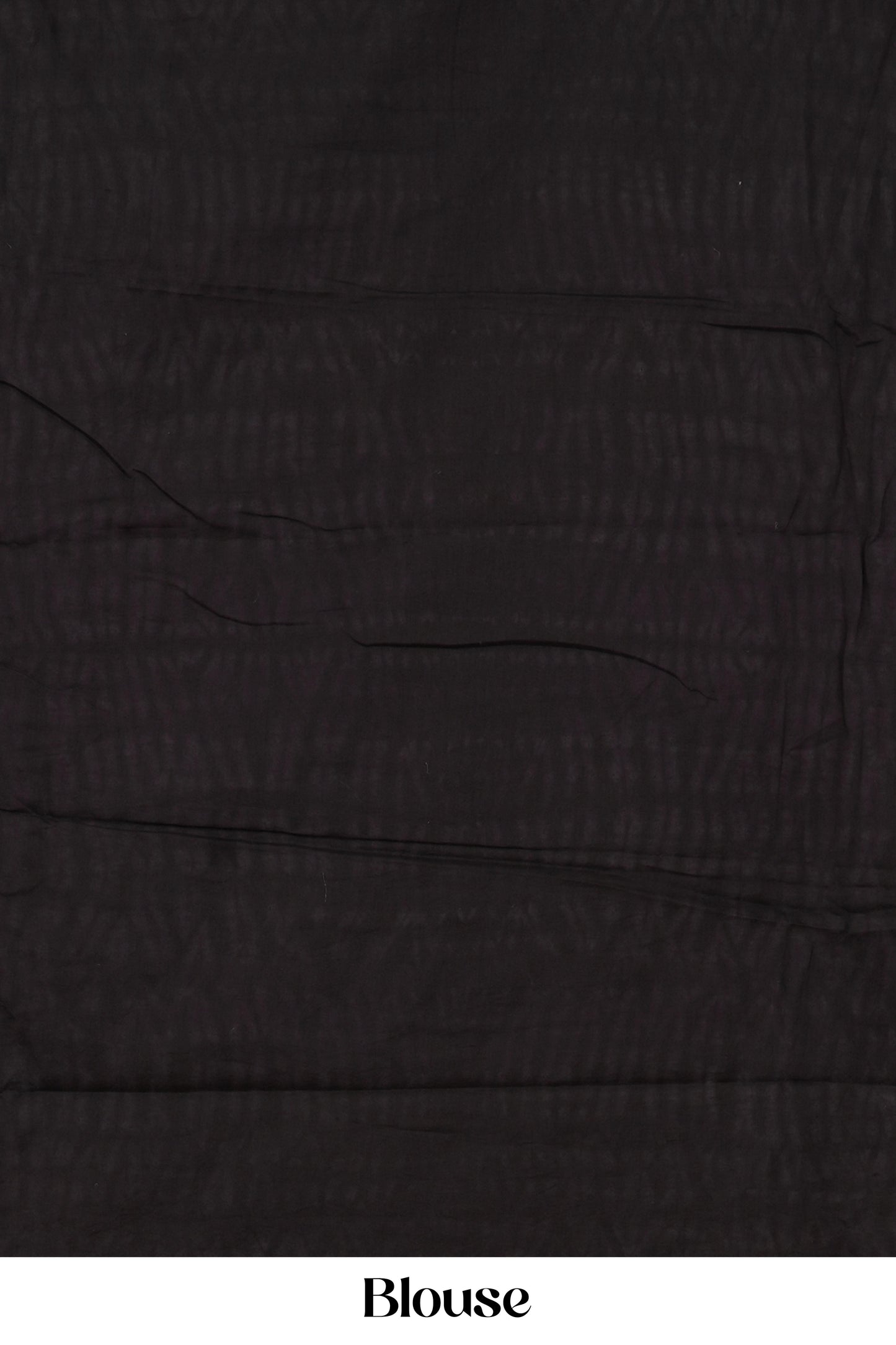 Soft breathable black cotton saree