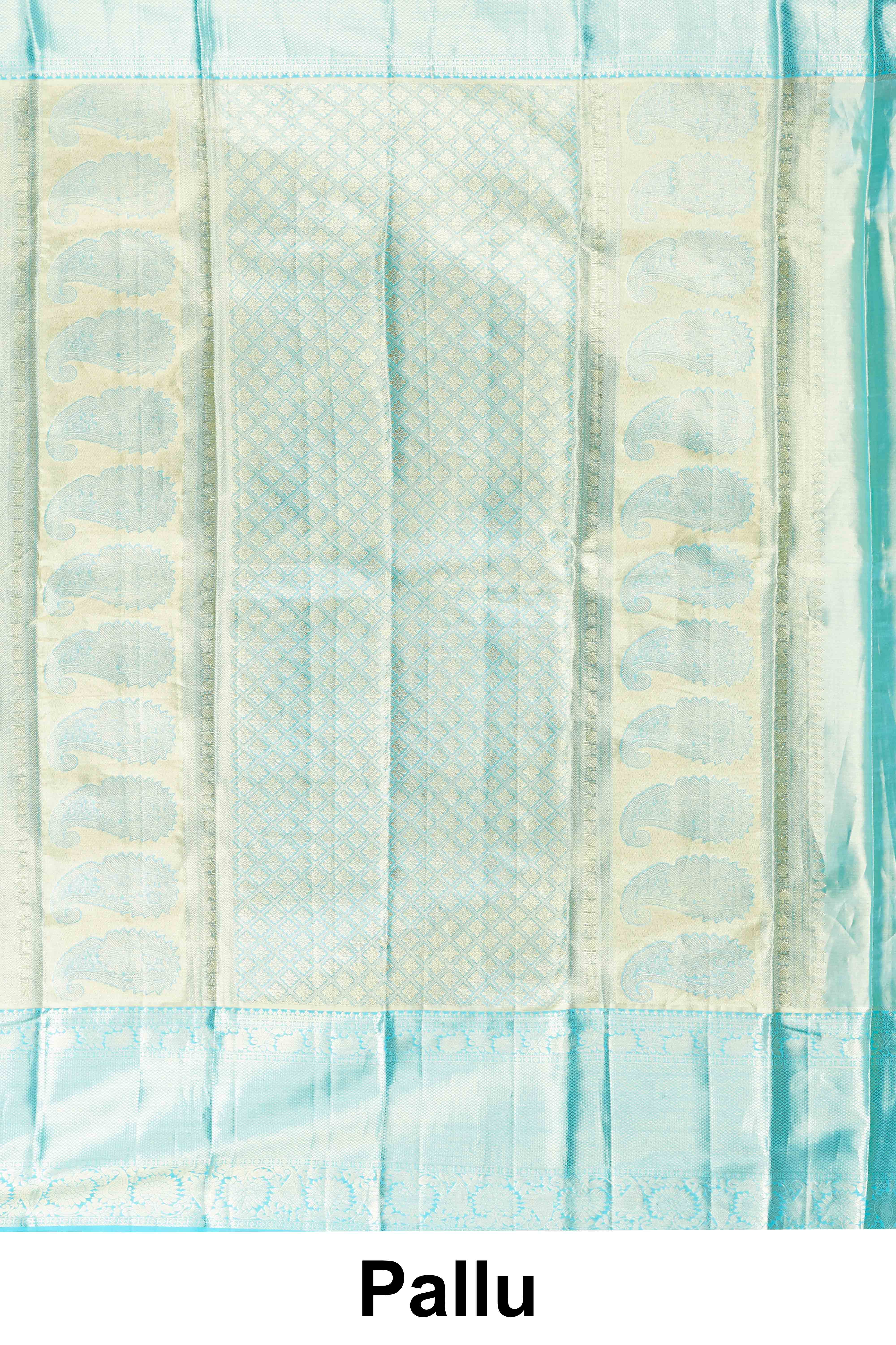 Soft ivory classic silk saree