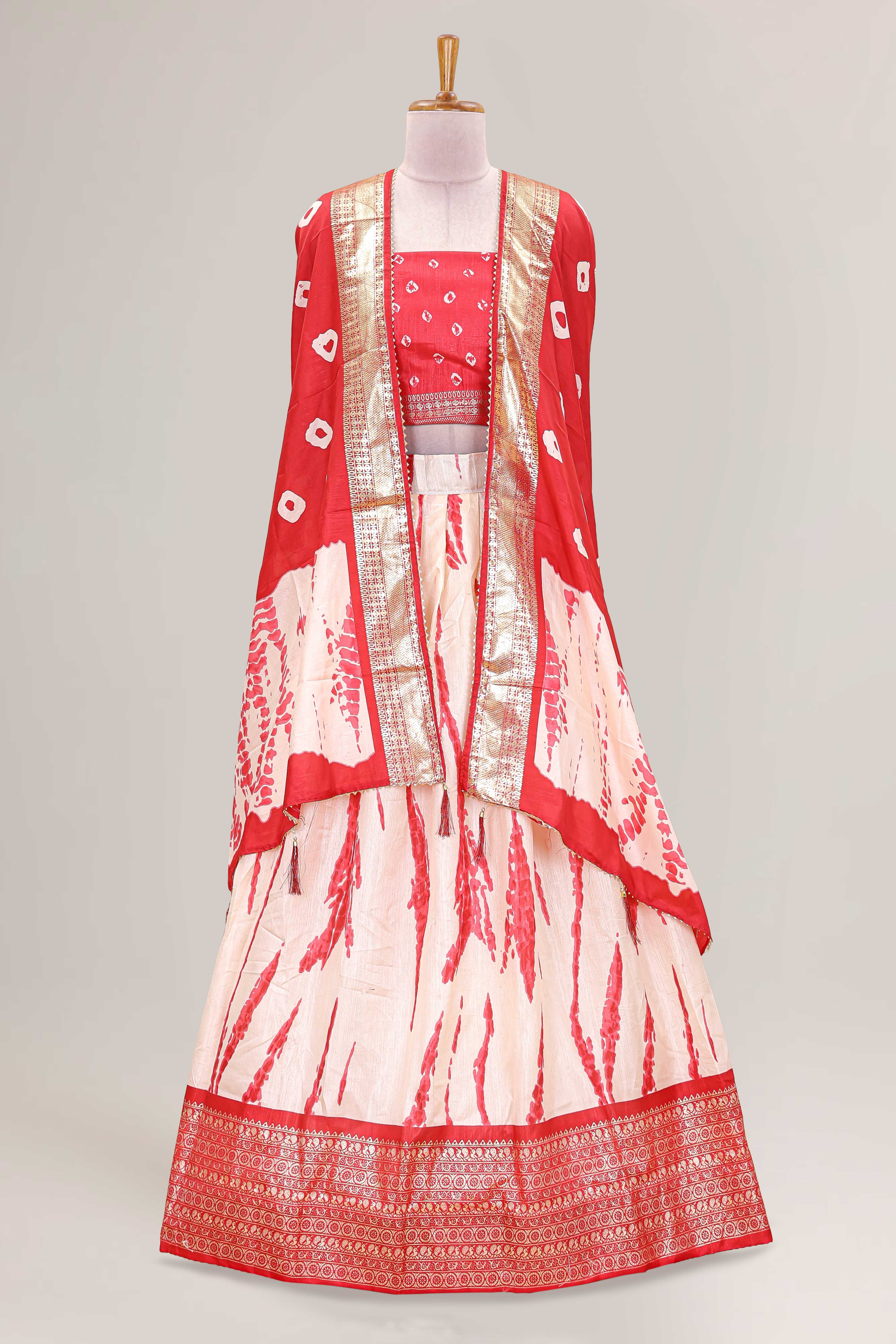Soft silk ethnic ensemble