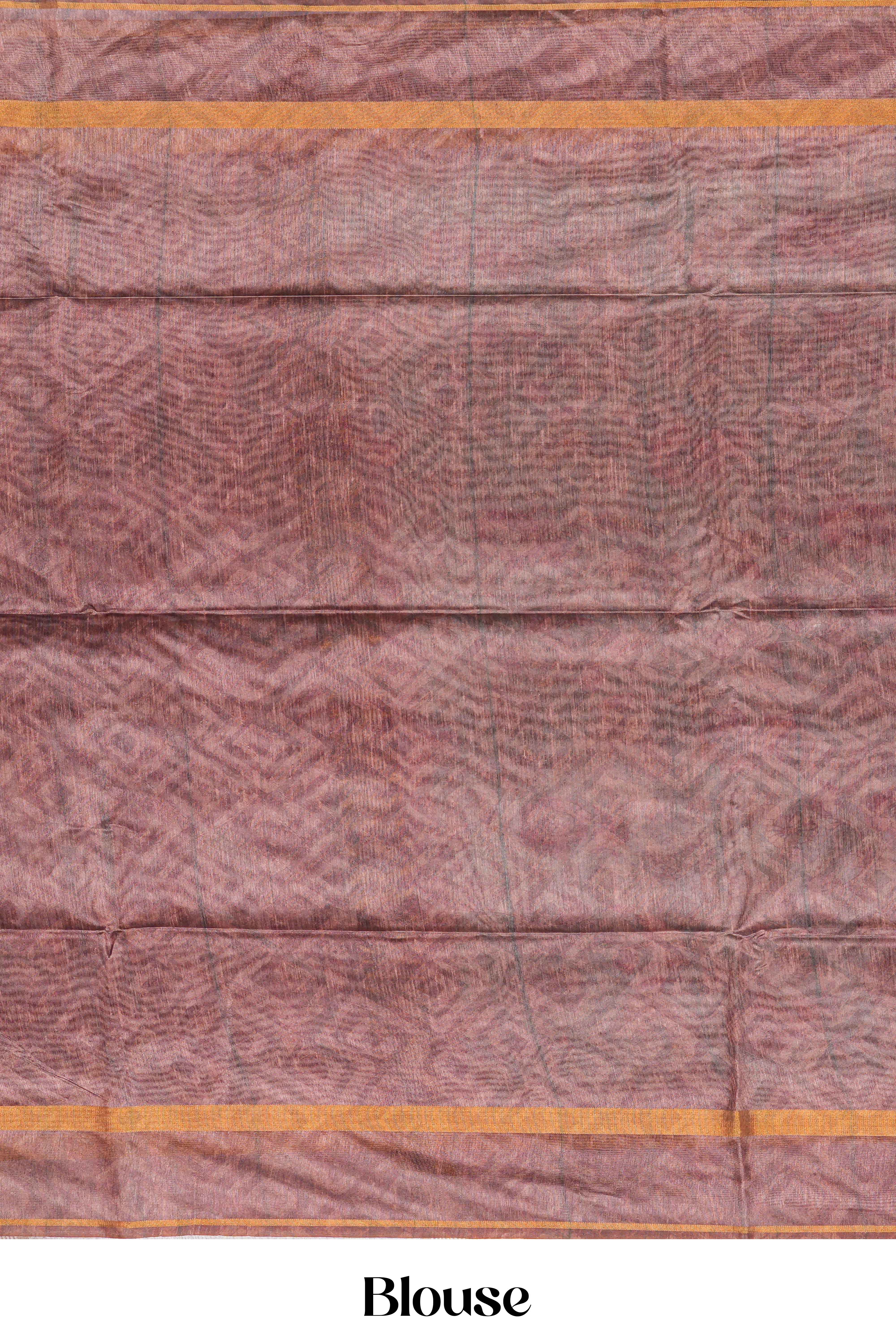 Stylish festive drape with blouse
