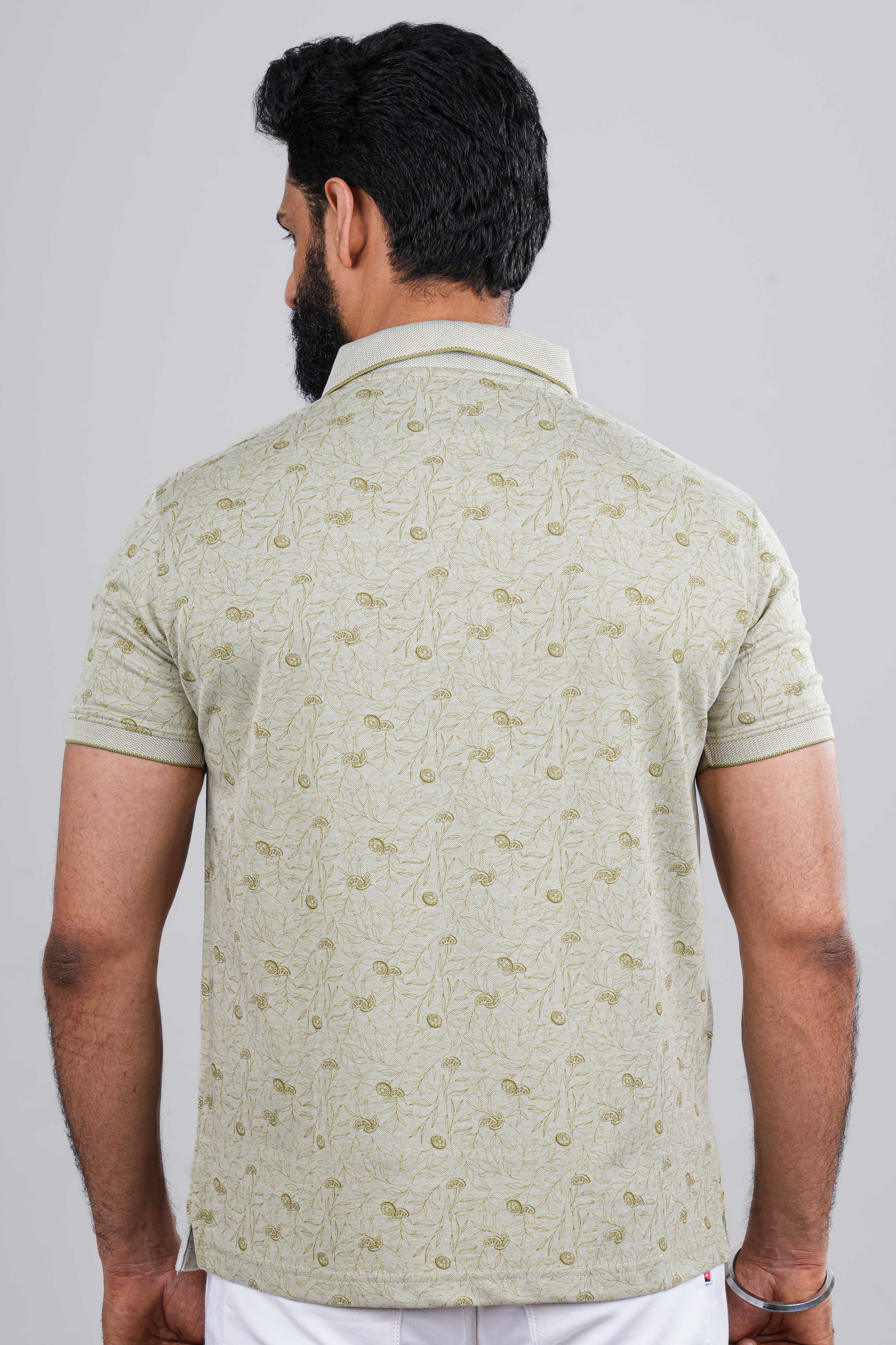 Stylish green summer tshirt