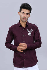 Stylish satin wear shirt