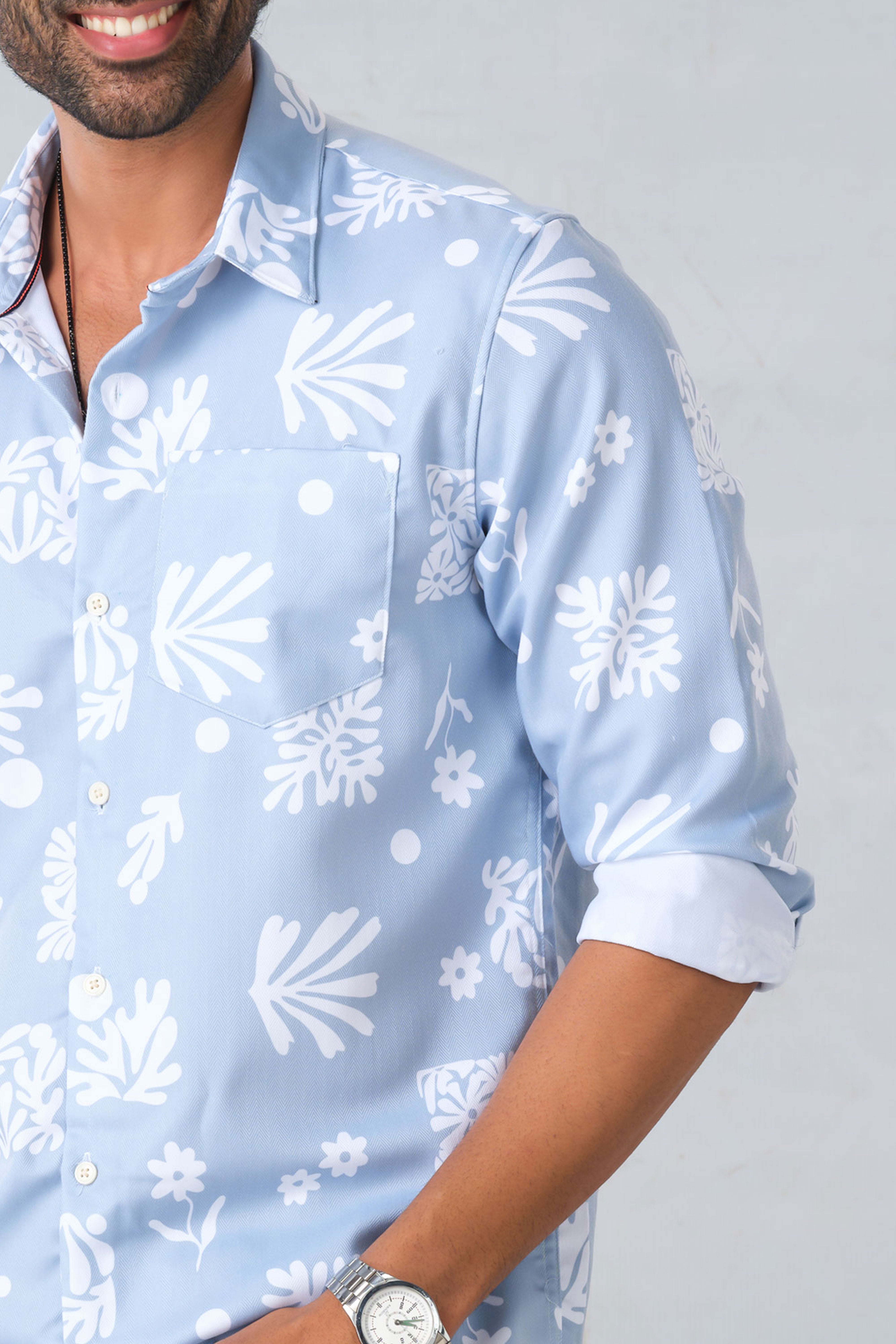 Summer floral fashion shirt