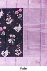 Timeless graceful black drape