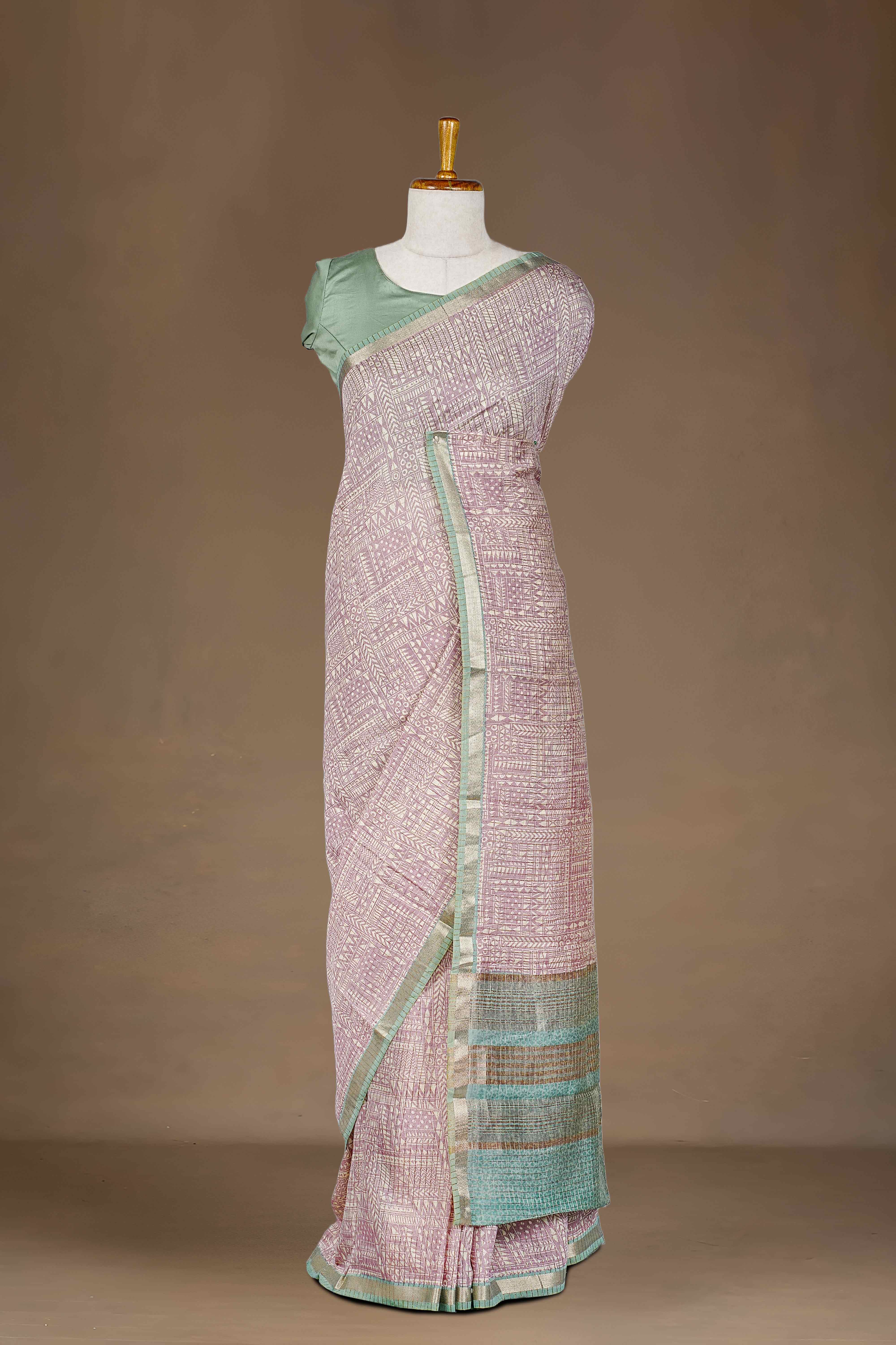 Traditional body Printed Sarees