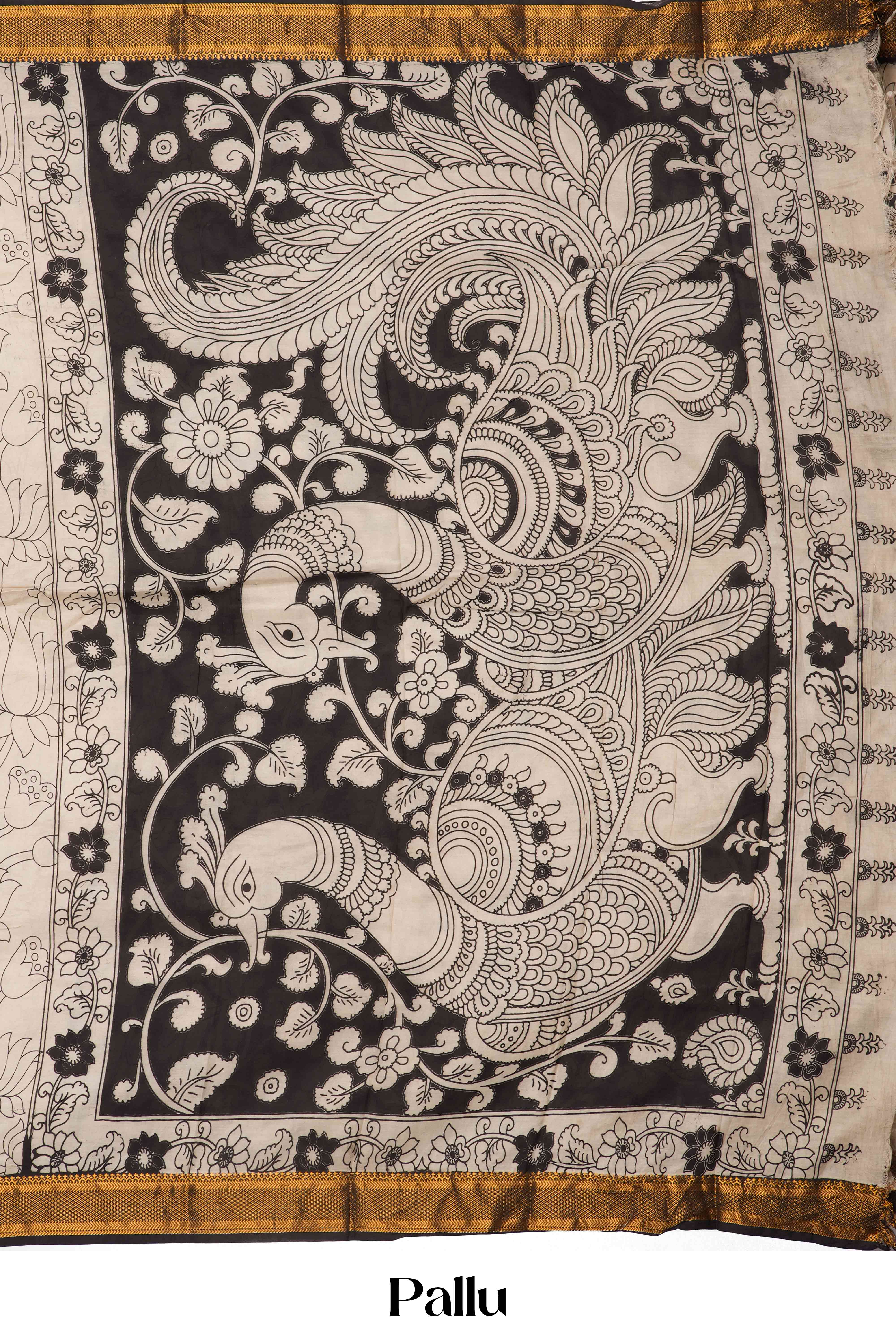 Traditional kalamkari print
