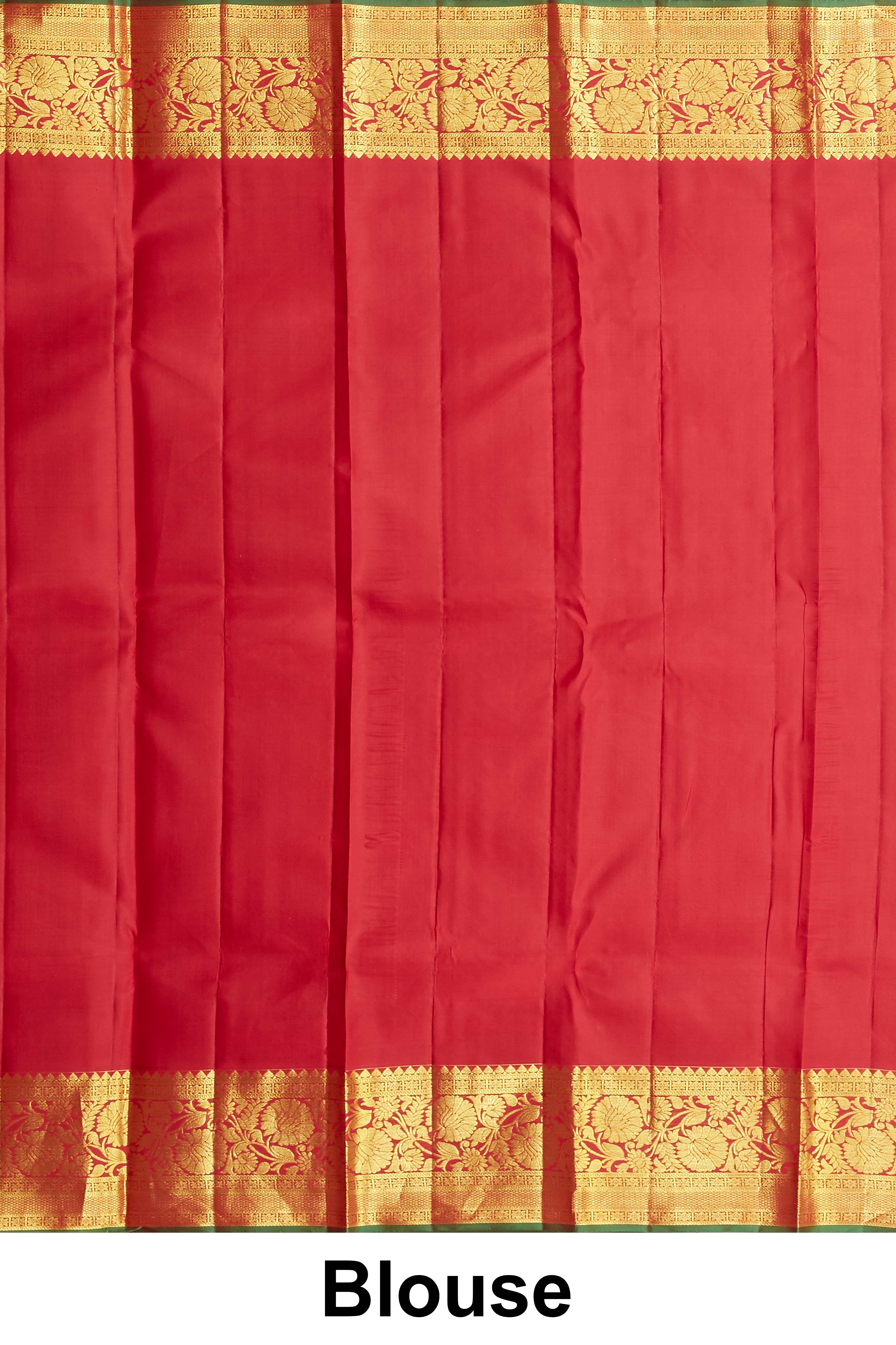 Traditional maroon silks saree