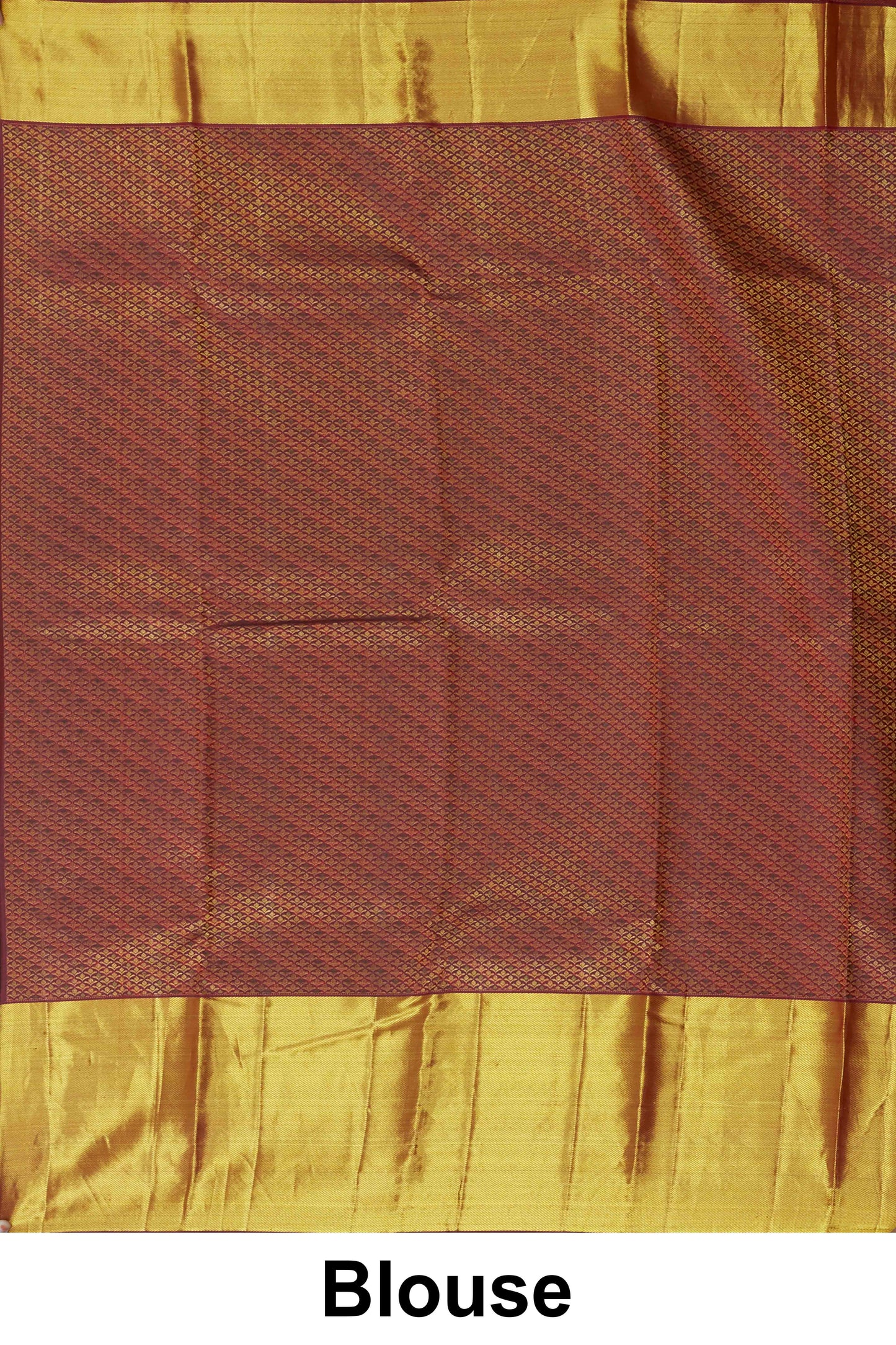 Traditional red and maroon silk saree