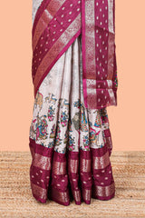 Traditional saree styling