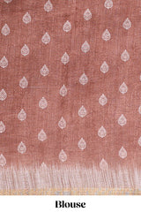 Traditional saree with self zari border