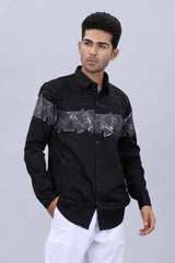 Trendy satin casual shirt