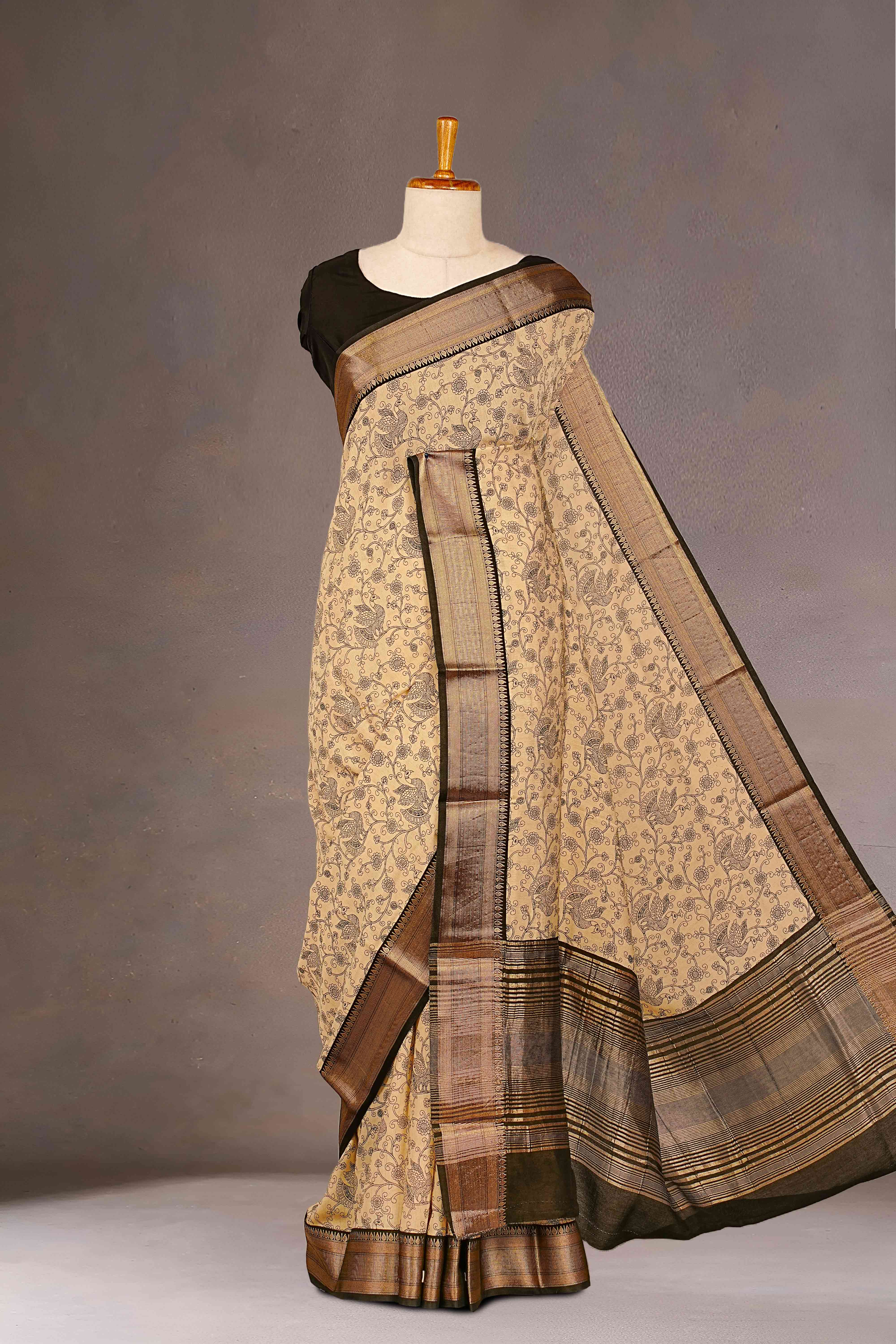 Tussar digital print