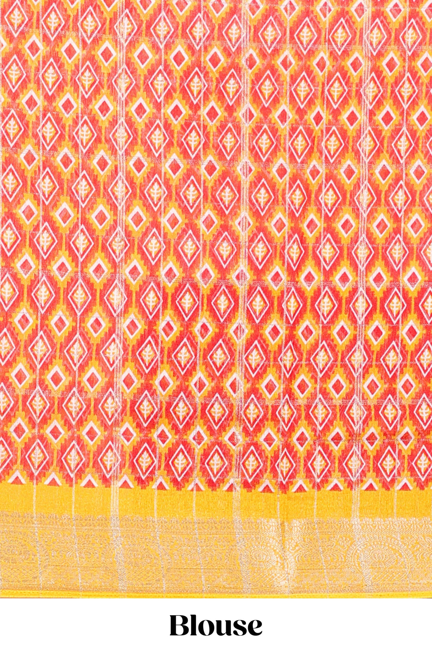 Vibrant traditional drape