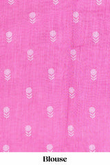 Violet butterfly border saree