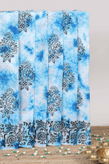 White cotton saree design
