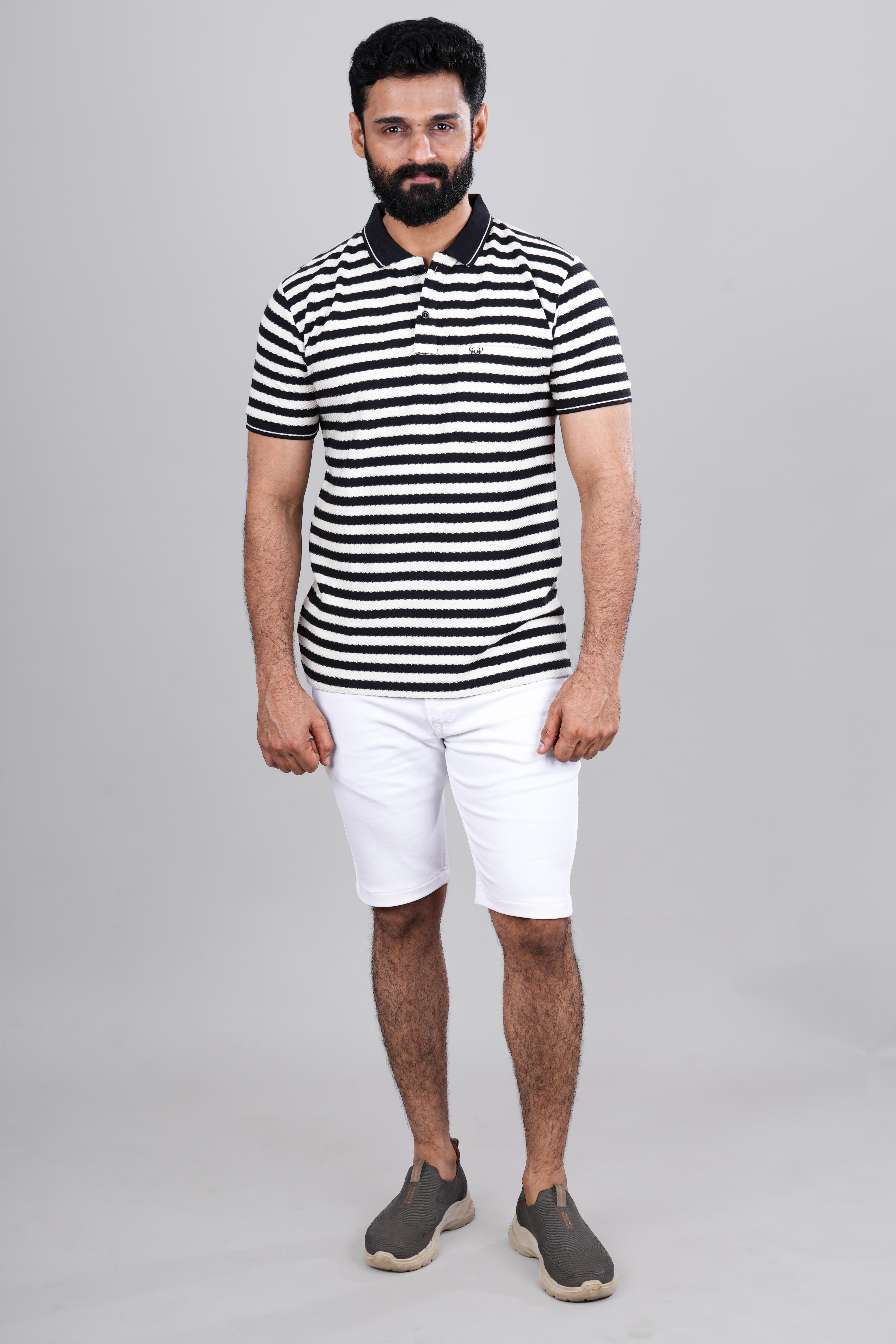 White striped tshirt